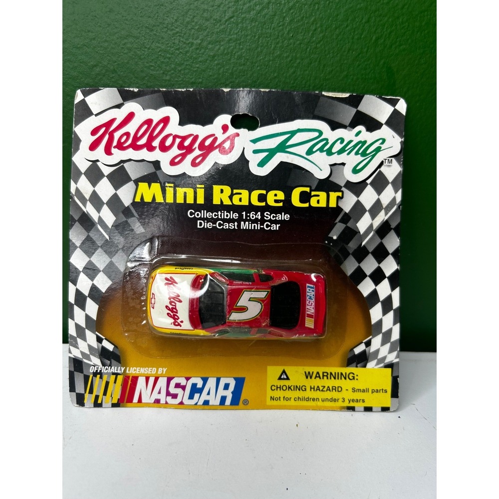 Kelloggs Racing NASCAR Mini Race Car 1:64 Scale Die-Cast Collectible No 5 Car